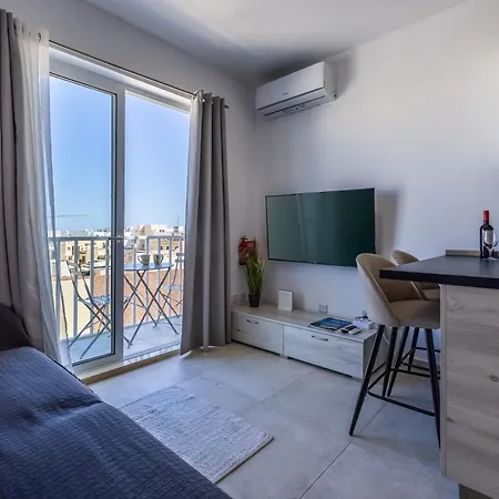 Апартаменты Ta Cetta 5 Min Walk From St Julians San Gwann